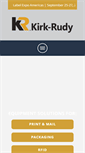 Mobile Screenshot of kirkrudy.com