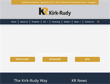 Tablet Screenshot of kirkrudy.com
